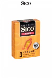 Préservatifs Sico RIBBED x3 Sico