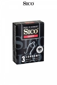 Préservatifs Sico SAFETY x3 Sico