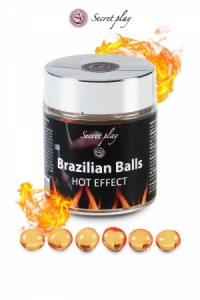 Boules Brésiliennes Effet Chauffant par 6 Secret Play