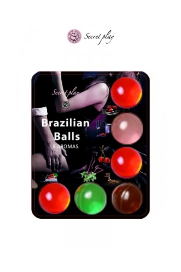 6 Brazillian balls parfums variés