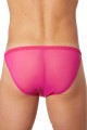 Tanga Rose Homme Fine Résille LOOK ME