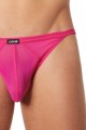 Tanga Rose Homme Fine Résille LOOK ME