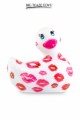 Mini Canard Vibrant Romance Blanc et Rose