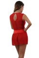 Robe Transparente Rouge Taille Wetlook Spazm Clubwear By Soisbelle