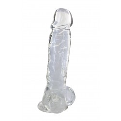 Gode Jelly Transparent Ventouse XL 22cm