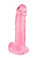 Gode Jelly Rose Ventouse L 20cm Pure Jelly