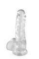 Gode Jelly Transparent Ventouse M 17.5cm