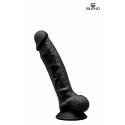 Gode Double Densité Noir 17,5 cm