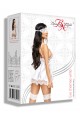 Nuisette Blanche BabyDoll Eve et Masque Beauty Night Beauty Night