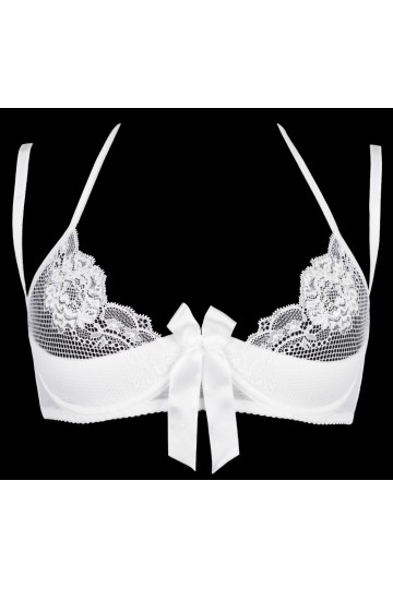 Soutien Gorge TAILLE 100 D Push Up Blanc Romance V-6631