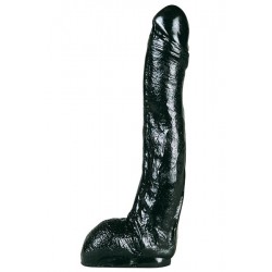 Gode Géant Pénis Long Noir 28,5 cm x 5,5 cm