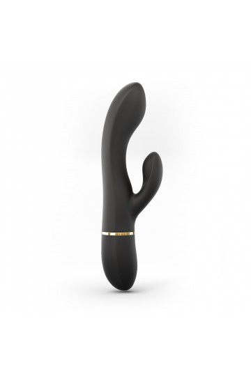 Vibro Dorcel Glam Rabbit 21.8 cm Noir et Or