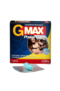 Gmax 1 Gélule Aphrodisiaque Gmax