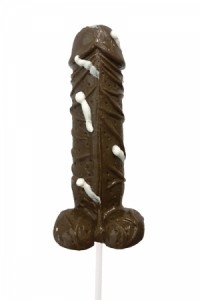 Sucette Pénis Chocolat Noir 17cm Spencer & Fleetwood