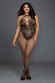 Combi BodyStocking Grande Taille Résille Style Body Dreamgirl