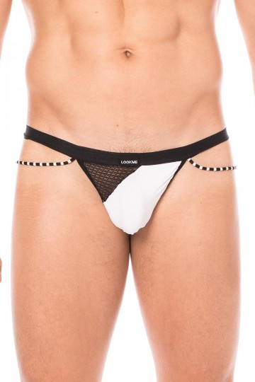 String Homme Blanc Filet et Corde