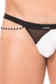 String Homme Blanc Filet et Corde LOOK ME