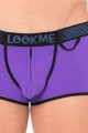 Mini-Pant Violet échancré avec zip LookMe
