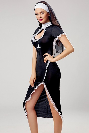 Costume Nonne Religieuse Sexy et Coquine