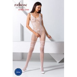 Combi Bodystocking Ouverte Sexy Chic Blanche