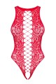 Body Ouvert Rouge Dos Ouvert Obsessive