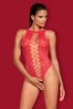 Body Ouvert Rouge Dos Ouvert Obsessive