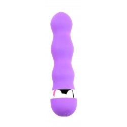 Mini Vibromasseur Ondulés Violet 11cm