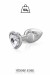 Plug Anal Bijou Coeur Aluminium Taille S 53gr