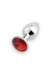 Plug Anal Bijou Aluminium Bijou Rouge Medium