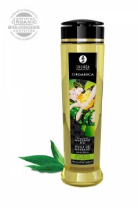Huile Massage Bio Thé Vert Exotique Shunga Shunga