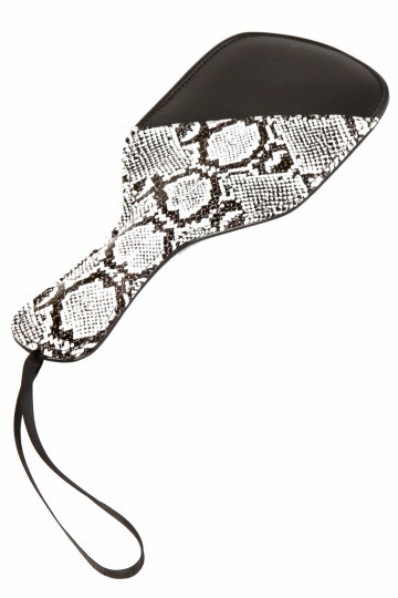 Paddle Tapette Aspect Cuir et Serpent