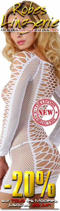 -20% sur TOUTES les Robes Lingerie