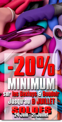 Tous les Sextoys &agrave; Minimum -20% pour le Lancement des Soldes 