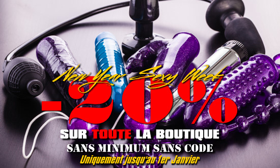 -20% sur tous les Sextoys en Promo pour le plus HoT des Black Friday