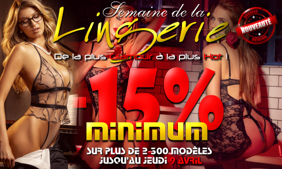 Toute la Lingerie en Promo pour F&ecirc;ter le Printemps :-)