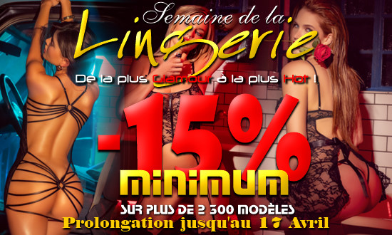 Toute la Lingerie en Promo pour F&ecirc;ter le Printemps :-)