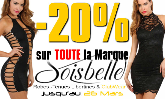 Toute la Marque de Sexy ClubWear SoisBelle en promo &agrave; -20% 