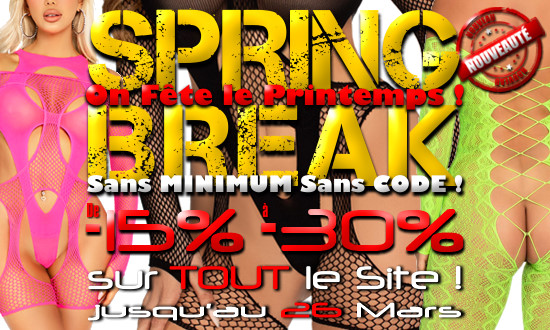 De -15% à -30% sur TOUTE la Boutique pour Fêter le Printemps - Spring Break