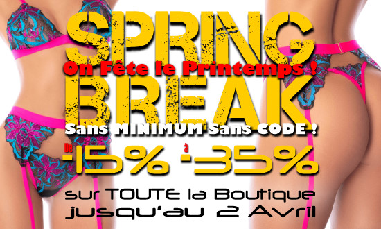 Toute la Boutique en Promo pour F&ecirc;ter le Printemps :-)