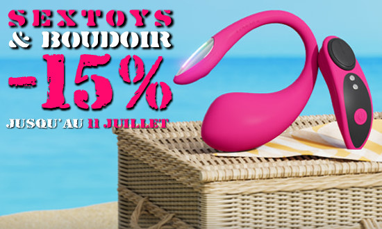 -15% sur TOUS les Sextoys