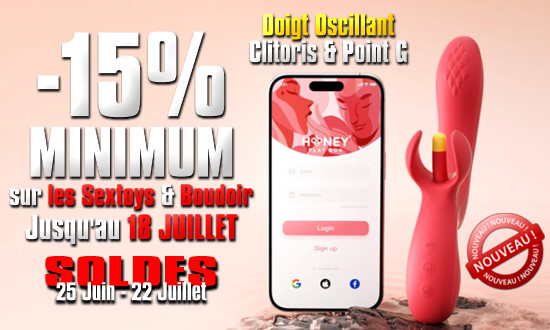 -15% sur TOUS les Sextoys